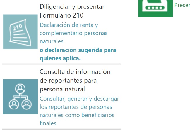 Pasos para presentar la declaración de renta en Colombia paso 3