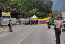 Protestas vía al Llano