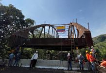 Puente El Alambrado sobre el río La Vieja