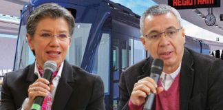 Claudia López y William Camargo trenes y ferrocarriles