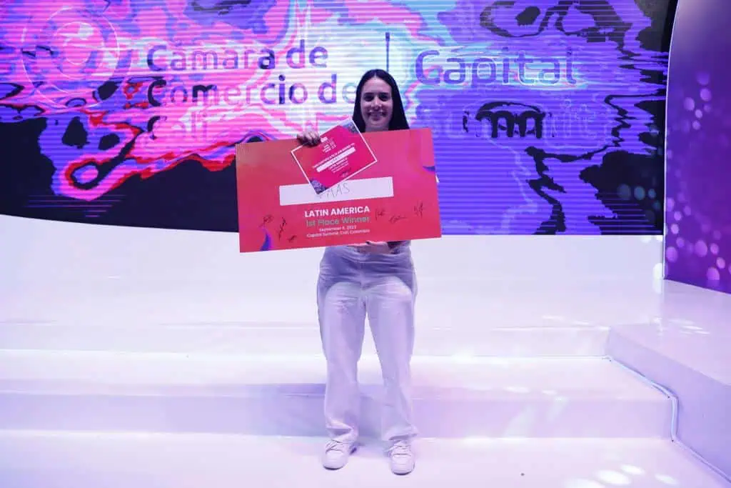 Vaas, la empresa colombiana ganadora del She Loves Tech en Latinoamérica Valentina Valencia Vaas