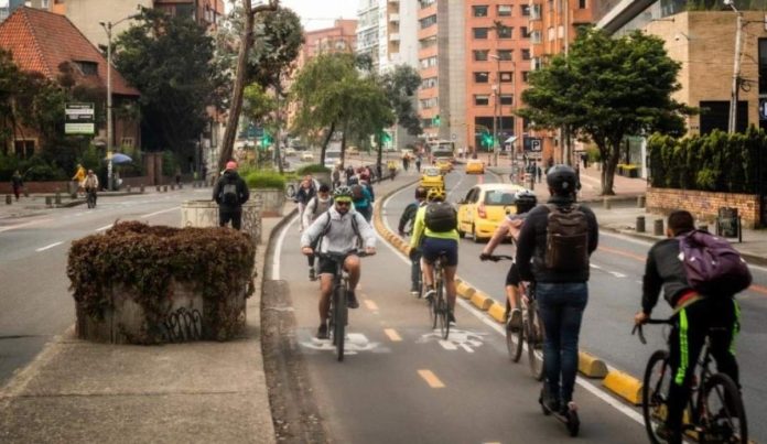 Día sin carro en Bogotá