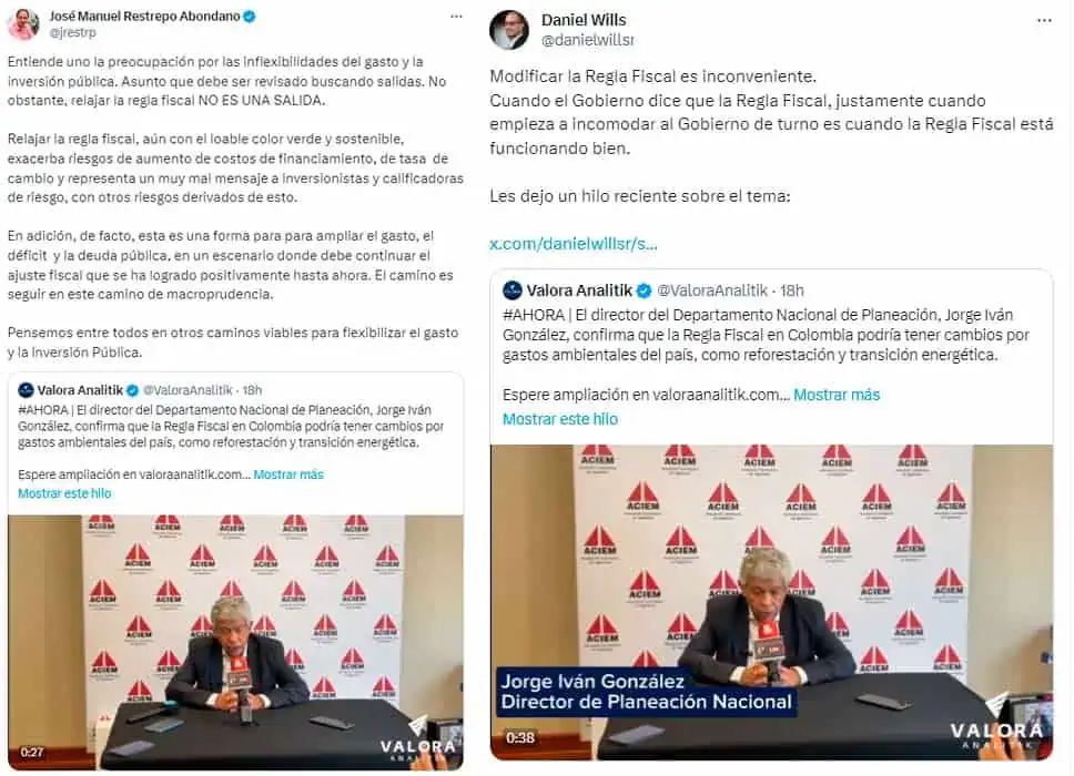 Fuertes críticas y análisis despiertan afirmaciones de DNP sobre Regla Fiscal en Colombia Reacciones a Regla Fiscal