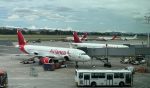 Aviones de Avianca en el aeropuerto El Dorado de Bogotá