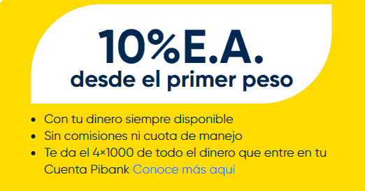 Top mejores cuentas de ahorro en Colombia para cierre de 2023 (actualizado y rentan como un CDT) Cuenta Pibank