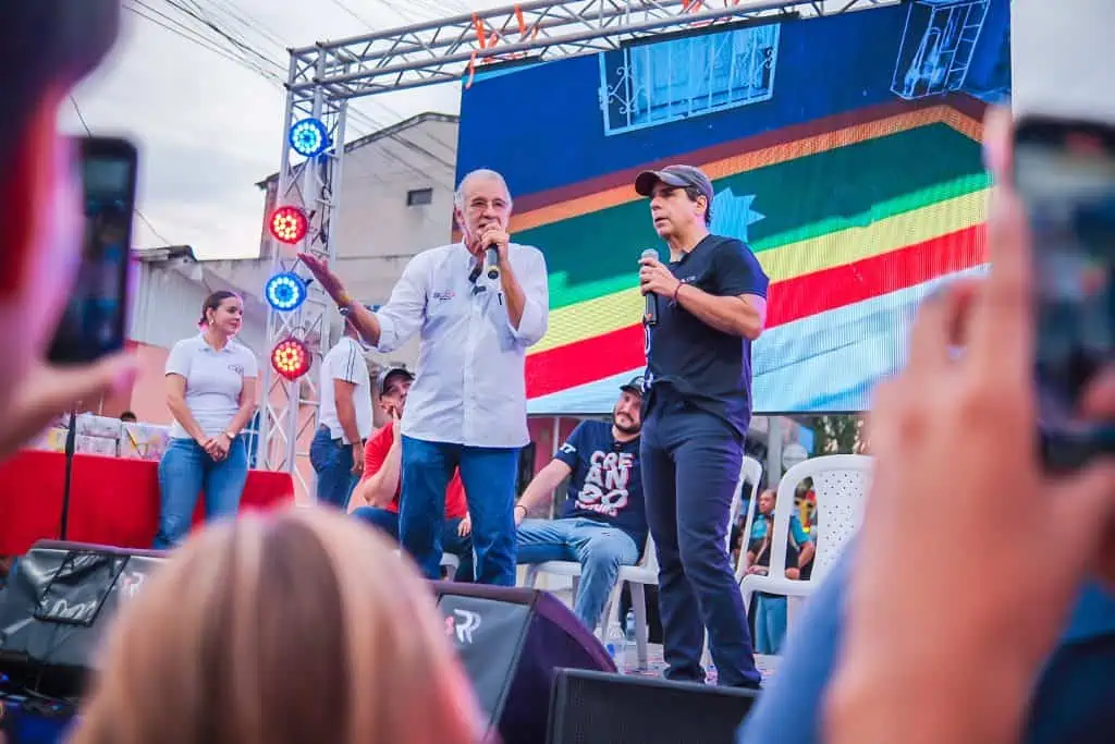 Las propuestas de Eduardo Verano de la Rosa para su tercer mandato en el Atlántico Eduardo Verano y Alex Char