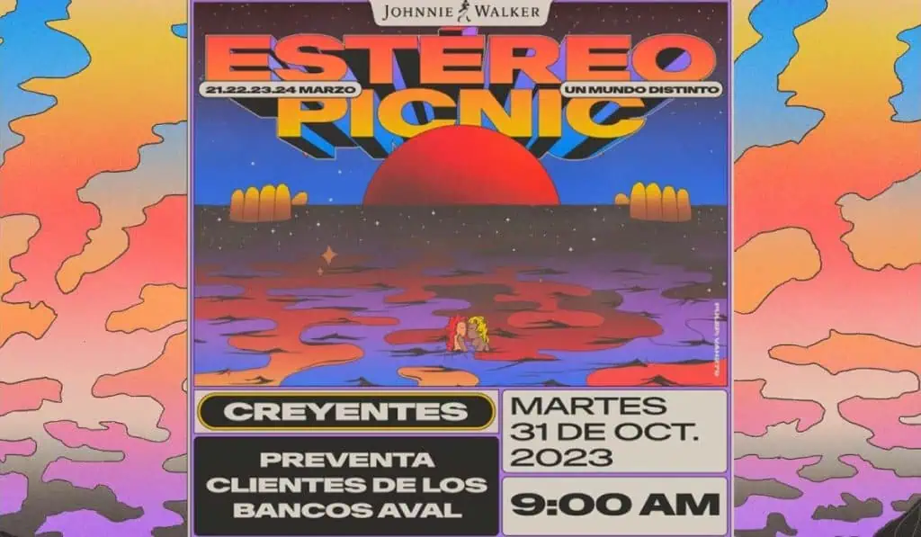 Estéreo Picnic 2024 anuncia preventa para etapa creyentes: ¿Cuánto cuestan las boletas? Preventa de etapa creyentes del Festival Estéreo Picnic 2024.
