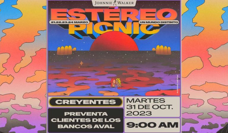 Preventa de etapa creyentes del Festival Estéreo Picnic 2024.
