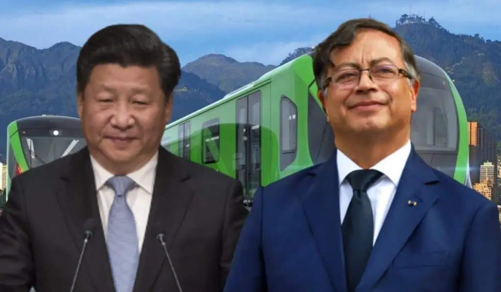 Petro desde China: Es viable cambiar primera línea del Metro de Bogotá; Gobierno quiere financiar 100 % del proyecto Xi Jinping y Gustavo Petro