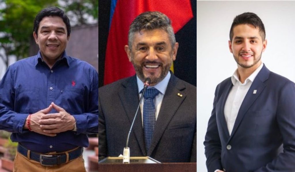 Óscar Hurtado, José Acevedo y Juan Duque