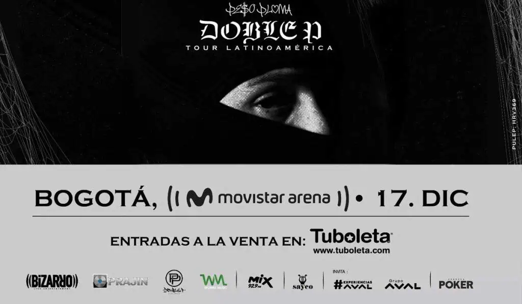 Peso Pluma se presentará en Bogotá este 2023: adquiera sus boletas por estos precios Peso Pluma se presentará en el Movistar Arena de Bogotá.