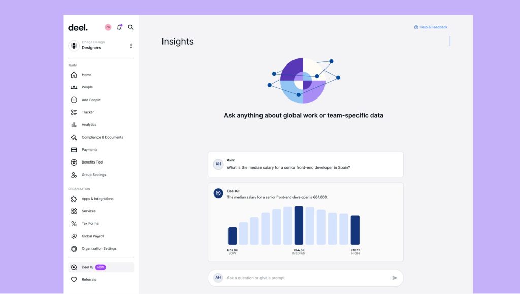 Plataforma versión beta de Deel IQ