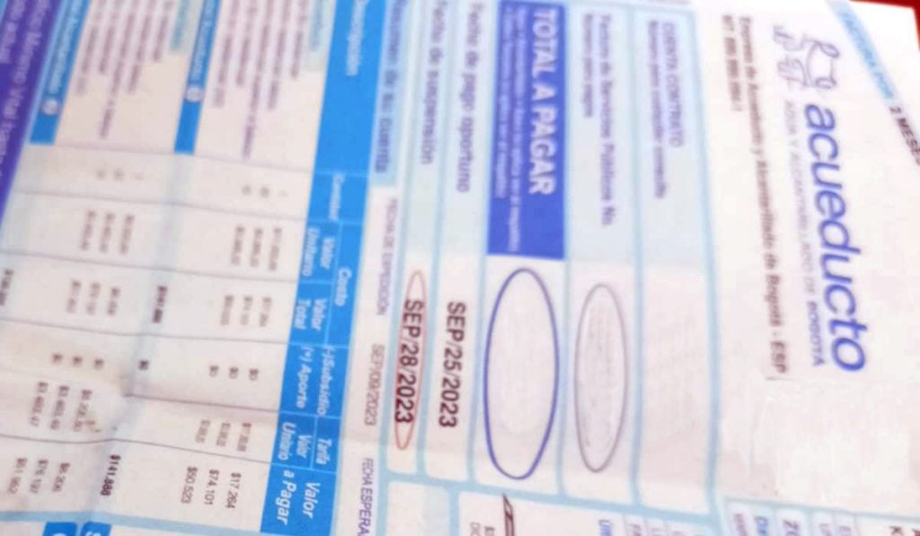 Recibo-Acueducto Recibo del Acueducto