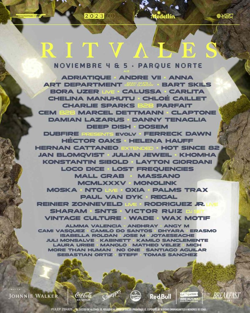 Cartel de artistas del Ritvales