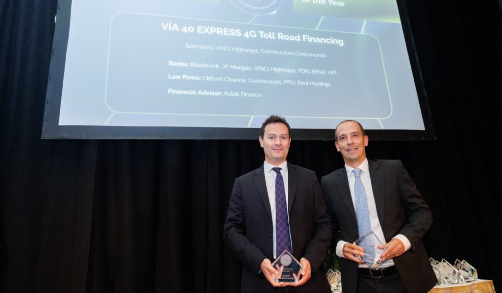 Premios a vía 40 express de la vía Bogotá Girardot