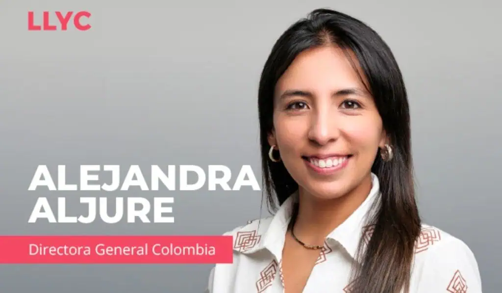 Alejandra Aljure es la nueva directora general de LLYC en Colombia LLYC