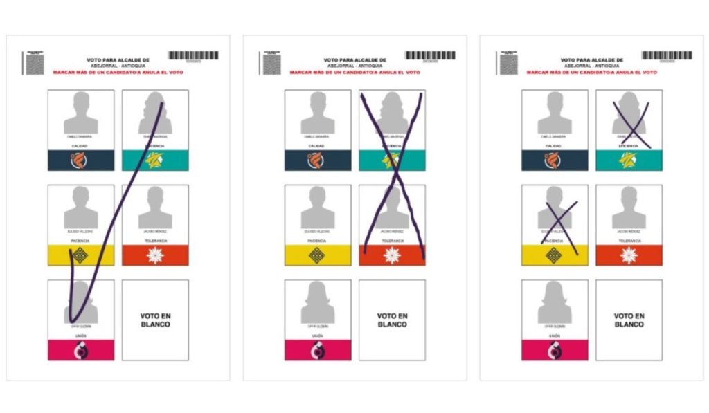 Maneras de anular el voto en las elecciones regionales.