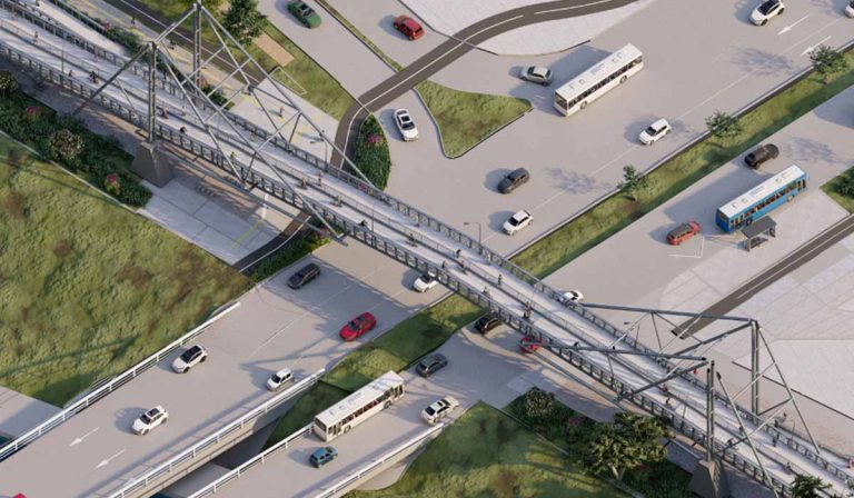 Así se ve una de las obras que adelantará el IDU en Bogotá.