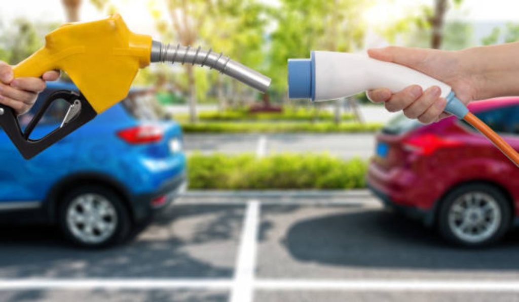 Vehículo eléctrico vs de gasolina