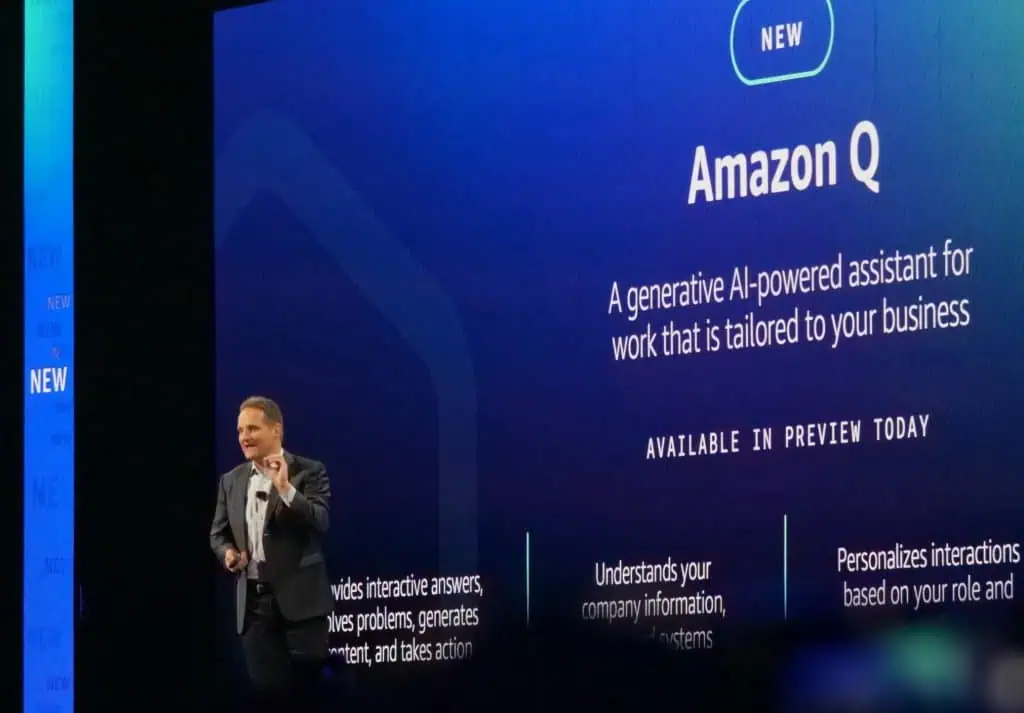 Grandes novedades de AWS en reInvent 2023: revolución en IA y alianzas con Nvidia y Anthropic Adam Selipsky, CEO de AWS/AWS