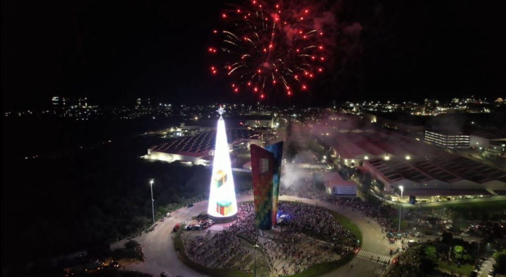 Árbol de navidad en Barranquilla