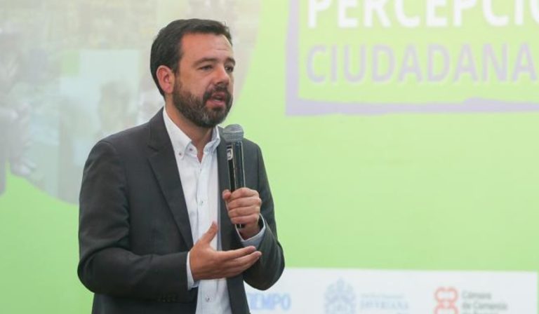 Carlos Fernando Galán alcalde electo en evento de Bogotá Cómo Vamos