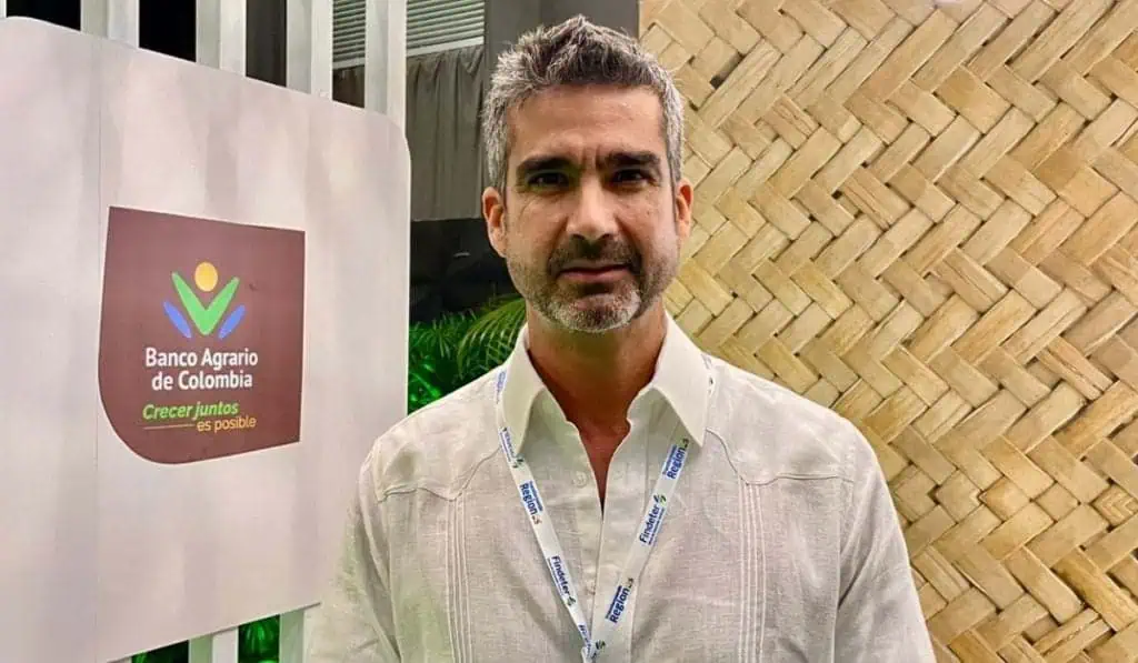 Primicia | El salto del Banco Agrario al mundo virtual: tendrá billetera, cuentas y créditos digitales Hernando Chica, presidente Banco Agrario, en evento de Findeter