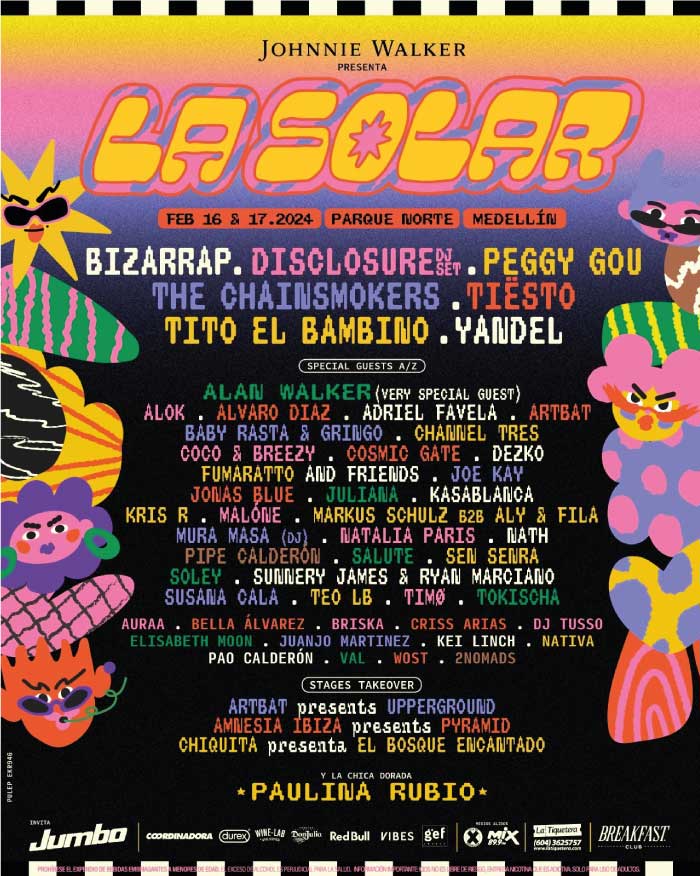 Artistas de La Solar en 2024.