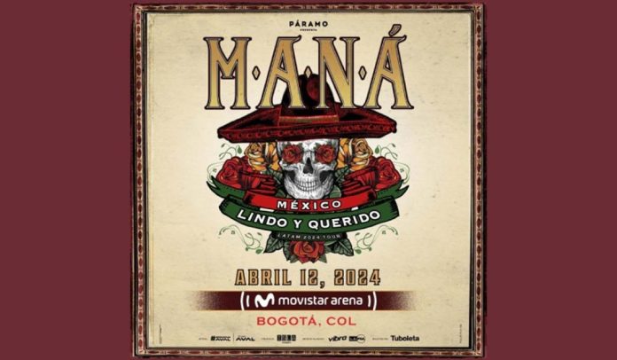 Mana-Bogota ¿Le interesa el concierto de Maná en Bogotá? Conozca fecha y precios