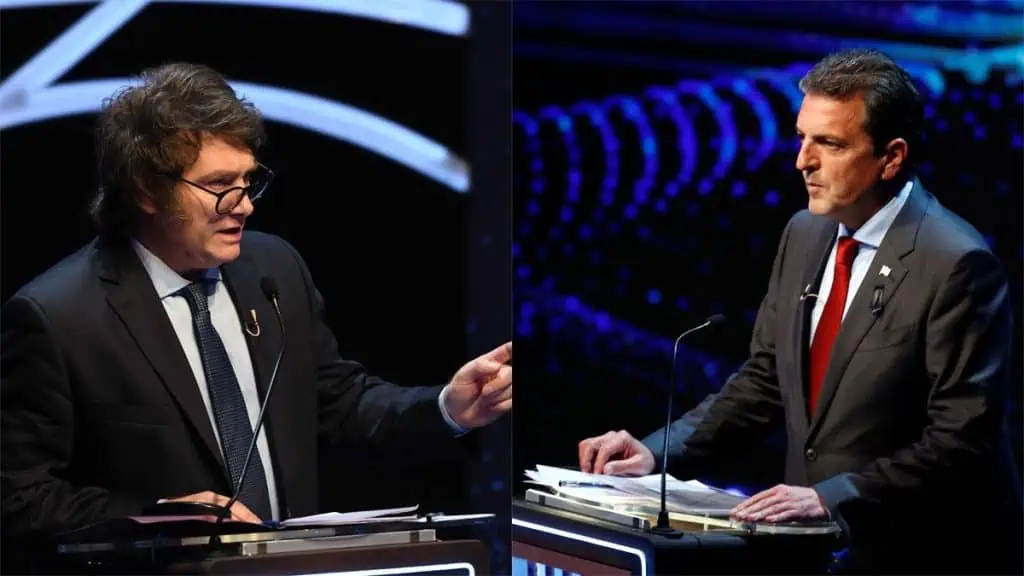 Encuestas en Argentina: Javier Milei es favorito sobre Sergio Massa a 10 días de elecciones Milei y Massa