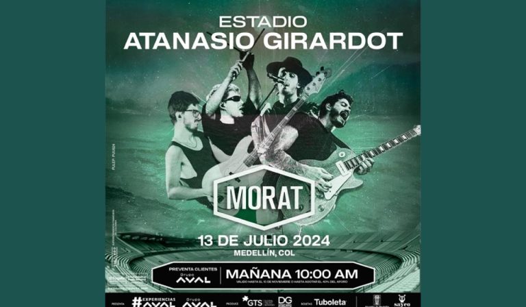 Morat: conozca precios para concierto en Medellín.