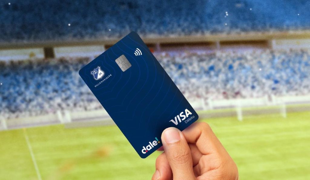 Tarjeta débito de Millonarios y dale!
