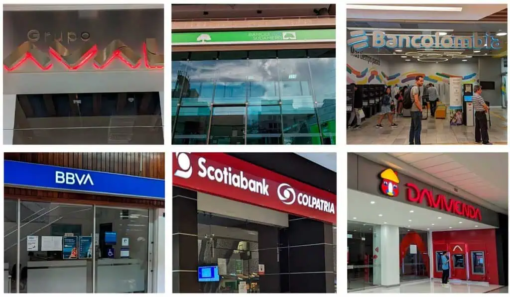 Bancolombia gana más que el resto de bancos con saldo positivo en Colombia con corte al primer semestre Bancos en Colombia