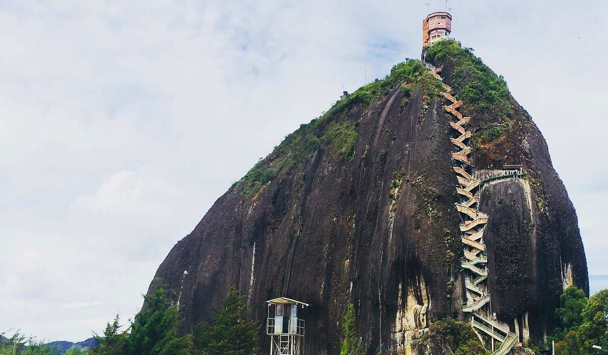 Piedra del Peñol en Guatapé, Antioquia. Imagen: Cortesía
