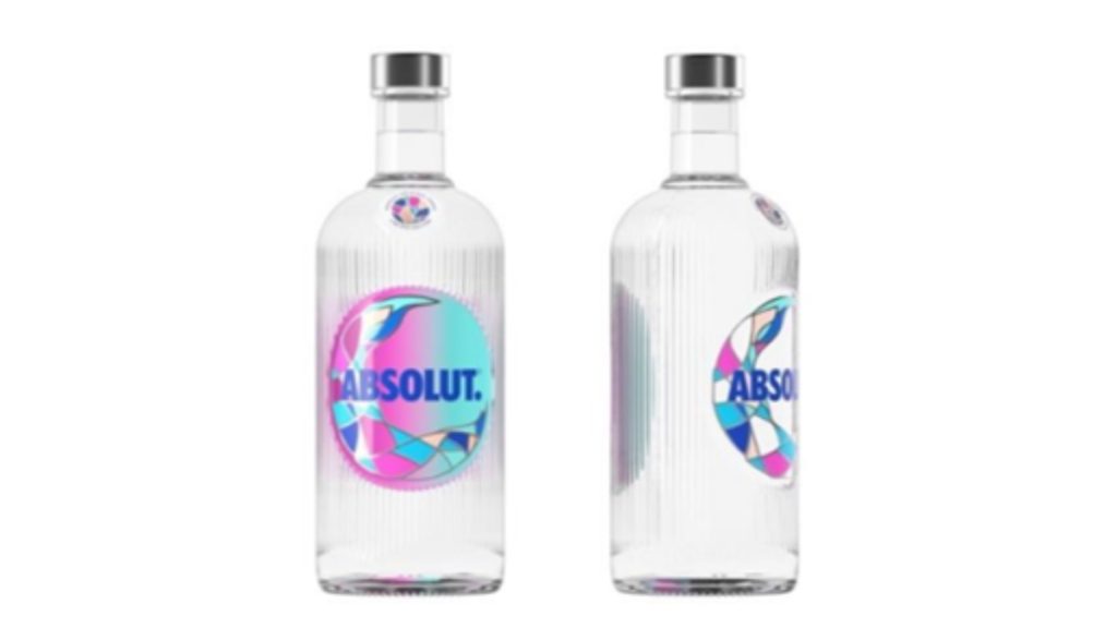 Absolut lanza botella edición limitada Mosaik