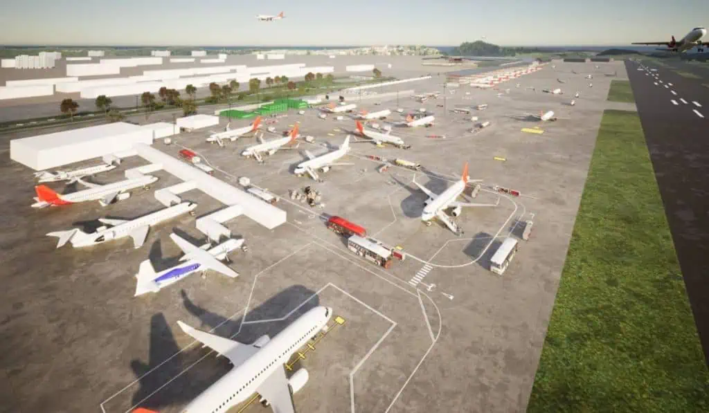 Aeropuerto El Dorado operará más vuelos y tendrá nuevo edificio para gastrobares Ampliación obras aeropuerto El Dorado de Bogotá