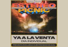 Precios de entradas por día para el Festival Estéreo Picnic de 2024.