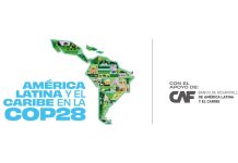 Logo pabellón América Latina y el Caribe en la COP28