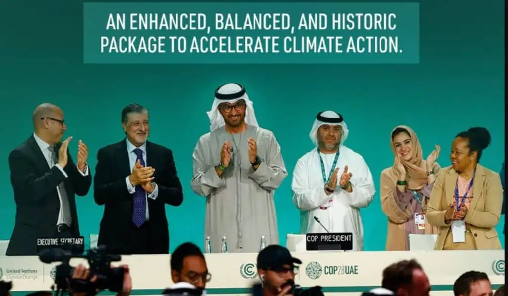 La COP28 concluye con acuerdo histórico ‘Balance Global’ para transición de combustibles fósiles COP28