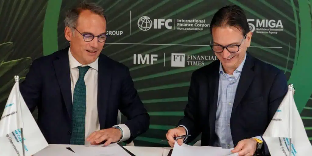 En la COP28, Bancolombia firmó acuerdo con IFC para nuevas inversiones sostenibles Bancolombia