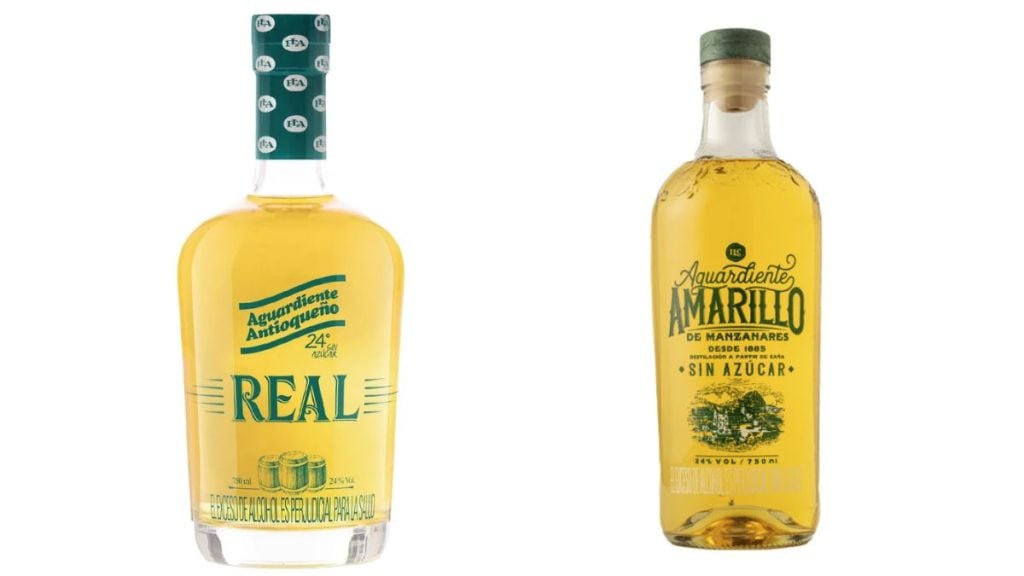 Aguardiente Real y Aguardiente de Manzanares