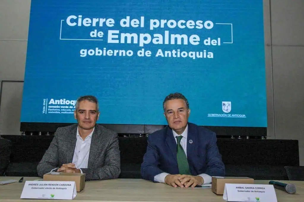 Termina empalme en Antioquia entre Andrés Julián Rendón y Aníbal Gaviria Empalme en Antioquia