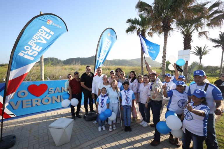 Gobernadora del Atlántico entregó en Santa Verónica la obra 50 de ‘Parques para la Gente’