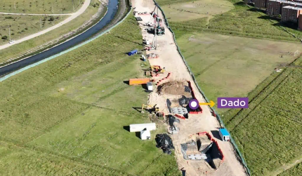 Metro de Bogotá: ya iniciaron obras clave para la construcción de su viaducto Obras viaducto del metro de Bogotá