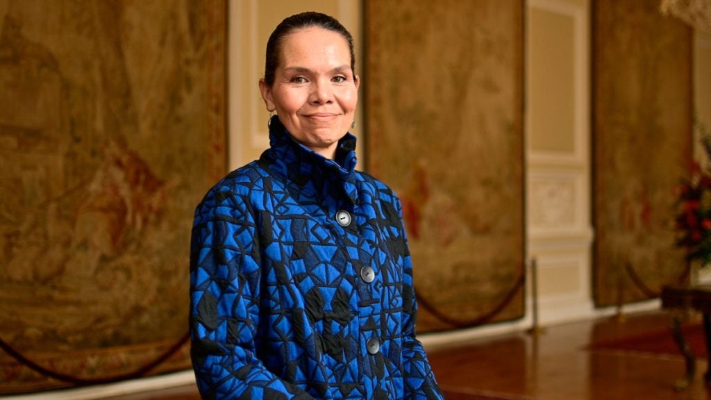 Astrid Bibiana Rodríguez Ministra del Deporte de la República de Colombia
