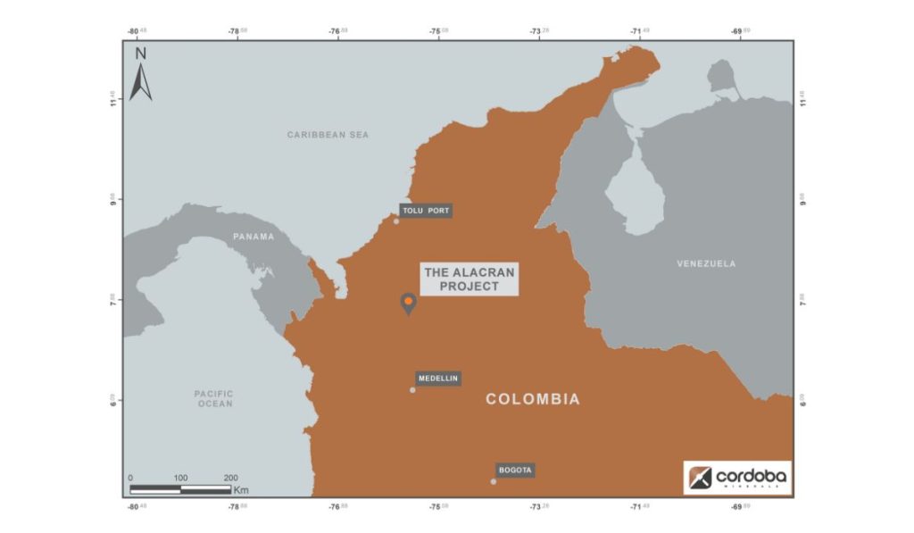 Proyecto Alacrán Cordoba Minerals