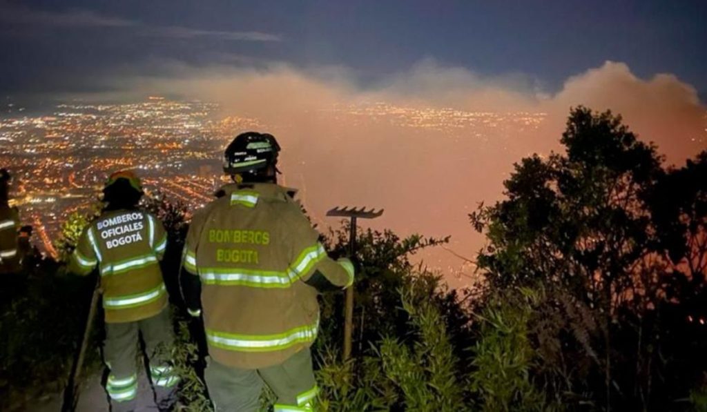 Incendios en Bogotá enero de 2024