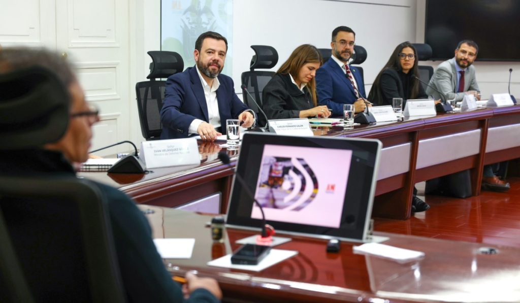 Galán en reunión con Petro. Foto: Presidencia.