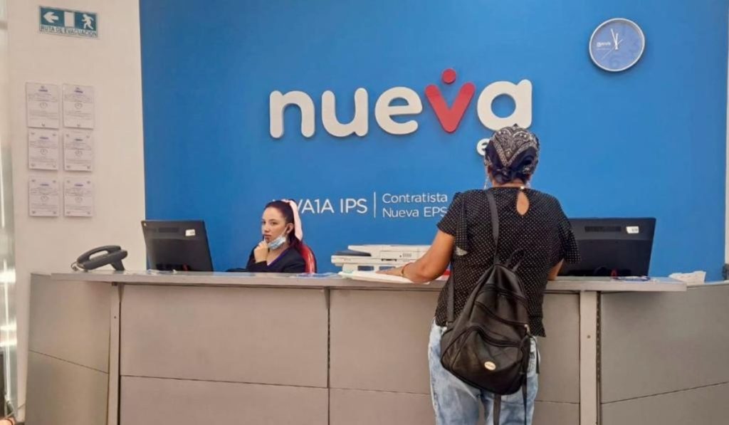 Oficina de la Nueva EPS en Medellín