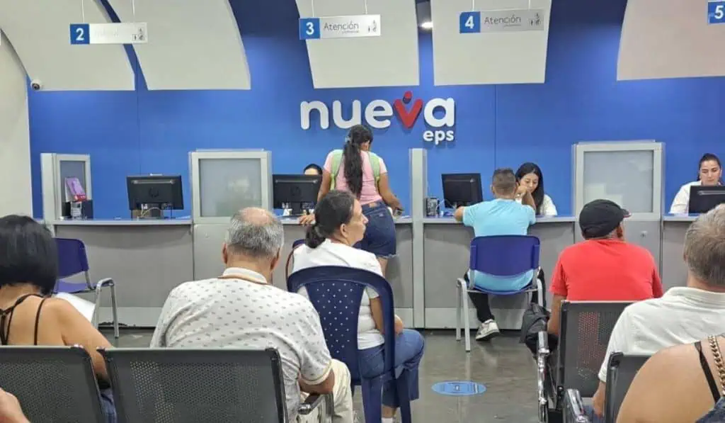 La lista de operadores que harán la entrega de medicamentos a usuarios de la Nueva EPS Nueva EPS. Imagen: Valora Analitik